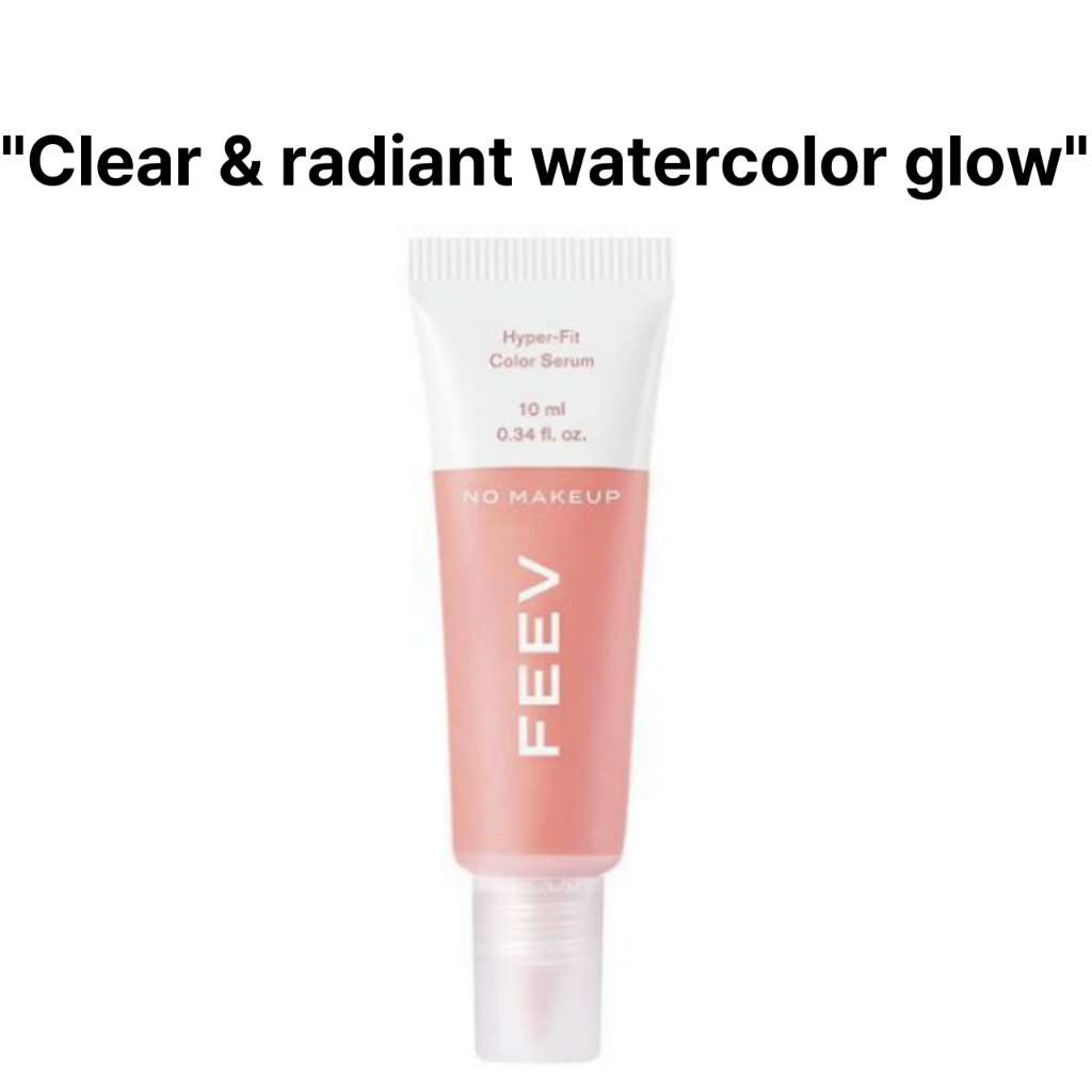 OLIVE YOUNG FEEV Color Serum Blush 10ml (7 De 12 Cores) – De Brilho Líquido Maquiagem Natural OC01