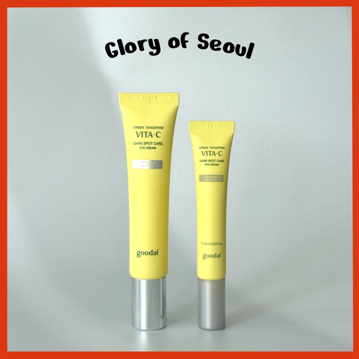 [Renovado] GOODAL Green Tangerine Vita-C Creme Para Olhos Dark Spot Care (30mL/Mini 15mL) em Oferta na Shopee