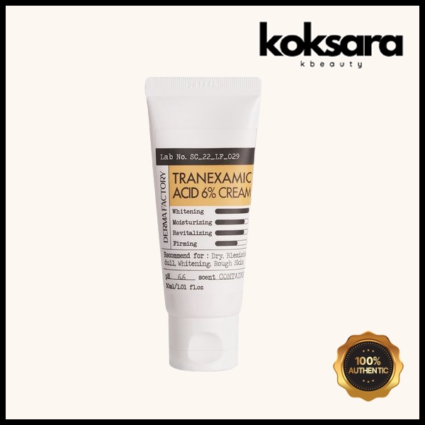 Dermafactory Tranexamic Acid 6% Cream 30ml em Oferta na Shopee