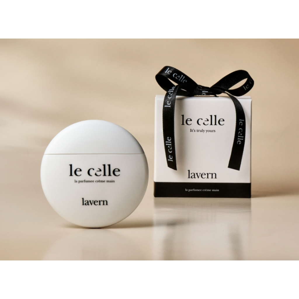 🇰🇷´- Le Celle Creme de Mãos Perfumado em Forma de Ovo Pebble Floral Caixa de Presente com Mini Perfume e Cartão