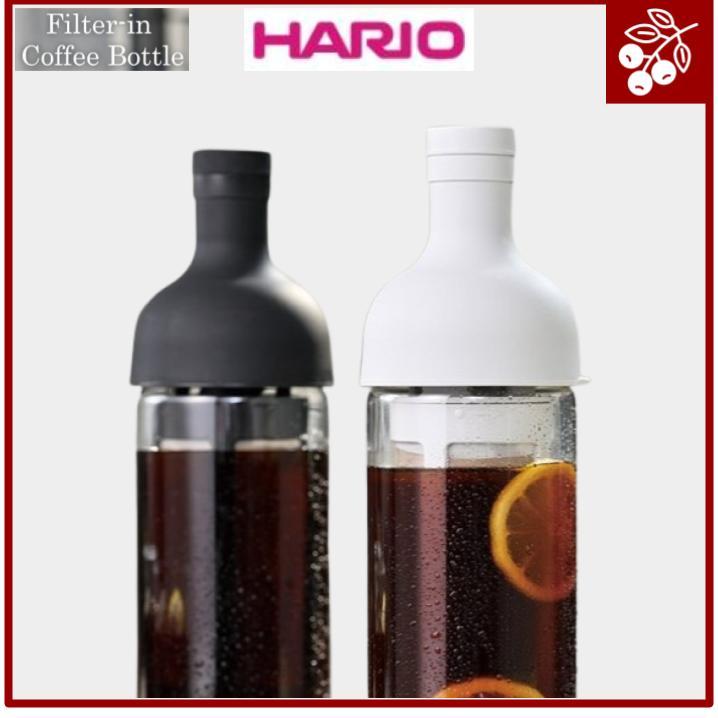 Garrafa De Café Com Filtro HARIO 650ml-Cold Brew Maker Embutido (Cinza Pérola/Preto , 1 Unidade)