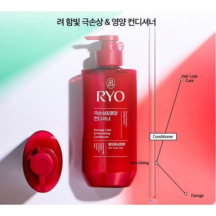 Condicionador Reparador E Nutritivo De Danos RYO – Cuidados ANTI-Quedas De Cabelo , Aroma FLORAL Em Pó , 480ML