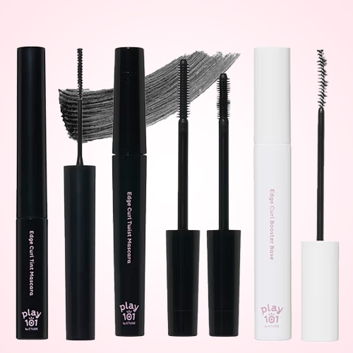 Play 101 Edge Curl Tint Mascara Preto/Twist Booster Base Creme