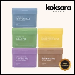 Somisome Square Pads 5 Types (Tea Tree Clear Moisture Ultra Moisture LHA Texture Care Bakuchi All Firming Glutathione Whitening)