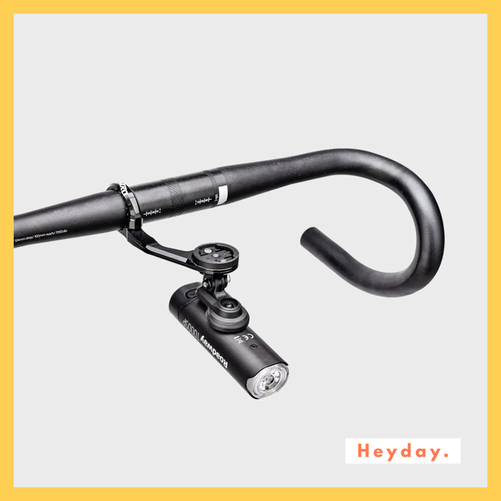 [AKRO] Haste De Montagem Dupla Para Ciclismo l Suporte Computador No Guiador Design Leve Compatível Com Garmin , Bryton