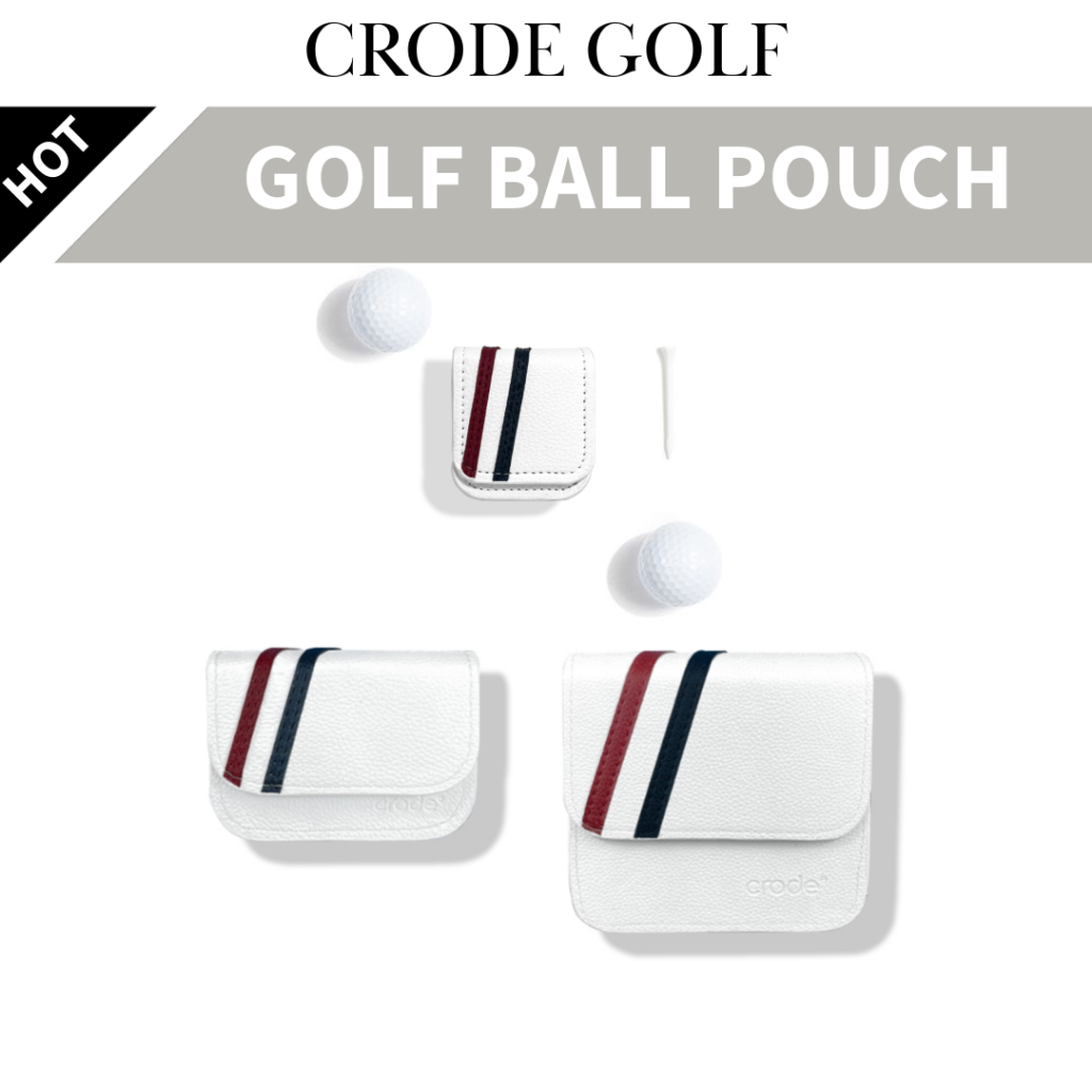 [CRODE Golf] Bolsa Magnética Para Bola De Golfe Com Suporte Camiseta , Tamanho Samll/Médio/Grande