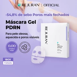 [REJURAN] Máscara Gel Redutora de Poros 5 Unidades | Cuidado dos Poros com PDRN, Efeito Refrescante, Controle da Oleosid