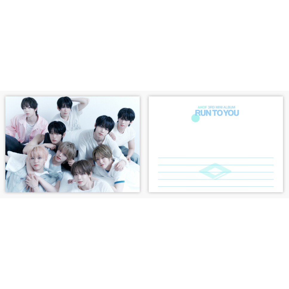 SIXKSHOP ✨ (FREEBIE Postal_combined SET) AHOF 3o Mini Álbum [RUN TO YOU] · foto 2