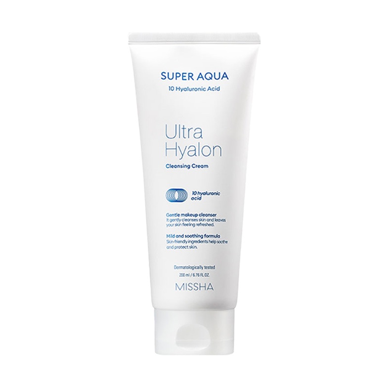 MISSHA Super Aqua Ultra Hyalron Cleansing Cream 200ml (EXP 26.10.22)