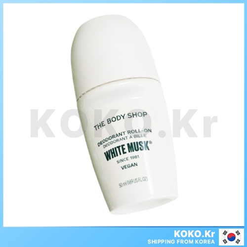 THE BODY SHOP Desodorante Roll-On Almíscar Branco 50ml (Sem Caixa) Com Brindes