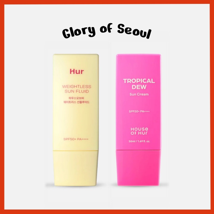 HOUSE OF HUR Weightless Sun Fluid / Tropical Dew Sunscreen, 50mL em Oferta na Shopee