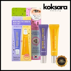 Farmstay Collagen Rolling Eye Serum Duo Set 25ml + 25ml