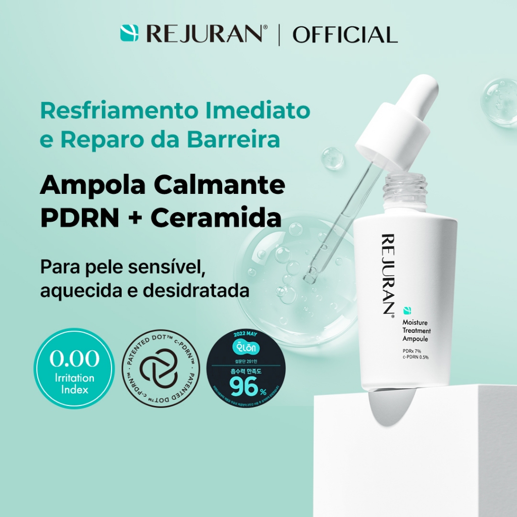 Imagem [REJURAN] Moisture Treatment Ampoule 30mL | Soothing, Hidratação, Cuidado da Barreira e Sensitive Skin