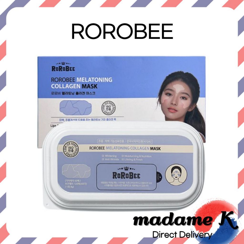 🇰🇷 ROROBEE Glutationa Whitening Hydrogel Patch-Grande Capacidade 180 Folhas (240g) , 1 Dia 1 Pacote De Cuidados Diários