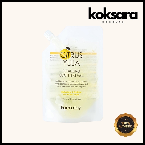Farmstay Citrus Yuja Vitalizing Soothing Gel 100ml
