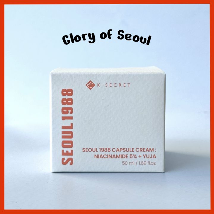 K-SECRET Seoul 1988 Capsule Cream : Niacinamide 5% + Yuja 50ml em Oferta na Shopee