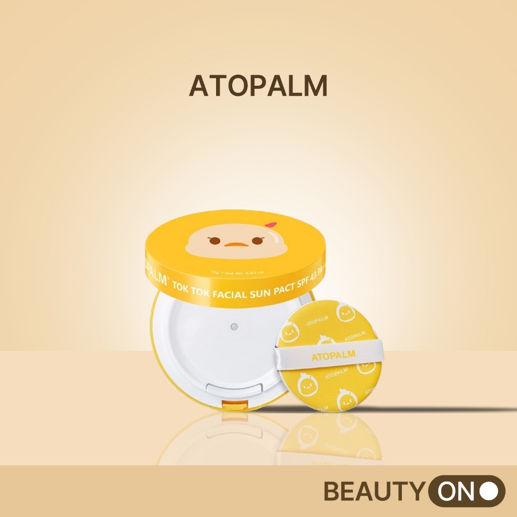 [Atopalm] Pacto Solar Facial Kids Tok Fps43 PA + + 15g | Proteção UV Fácil , Hidratante , Cuidado Diário Suave