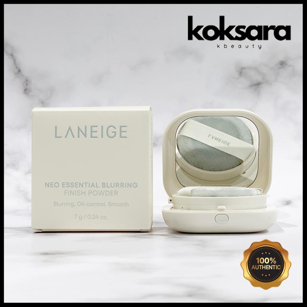 laneige neo essential blurring finish powder 7g, refill 7g