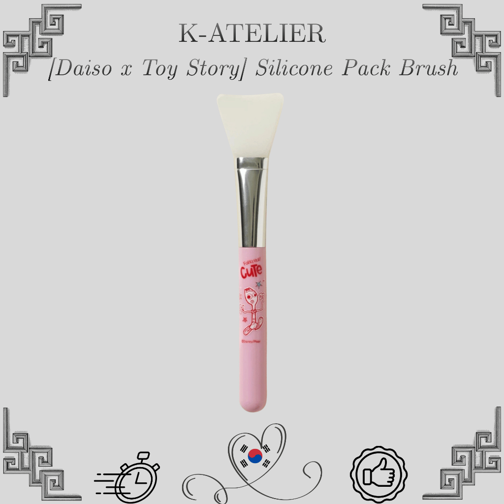 [Daiso x Toy Story] Aplicador De Máscara Facial Com Pincel De Silicone Da K-Atelier
