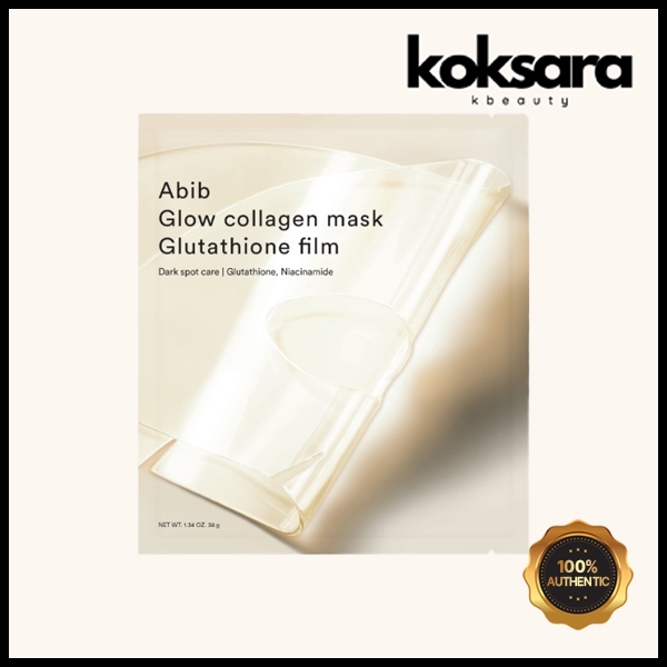 Abib Glow Collagen Mask Glutationa Film 38g Envio Da Coreia