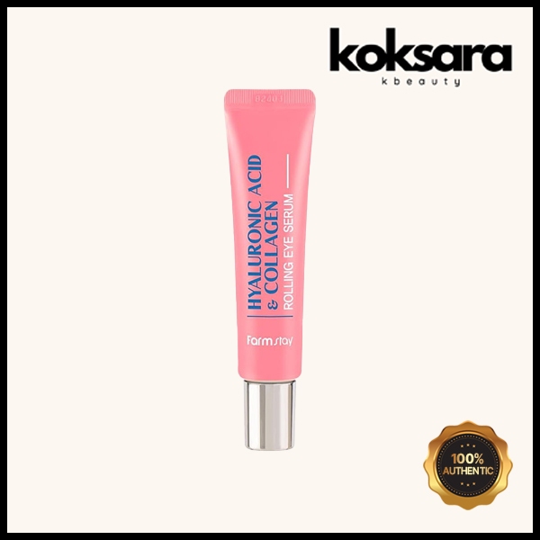 Farmstay Hyaluronic Acid & Collagen Rolling Eye Serum 25ml