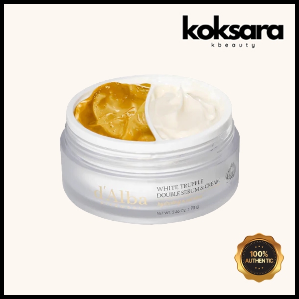 Dalba Half and Half Cream White Truffle Double Serum & Cream 70g em Oferta na Shopee
