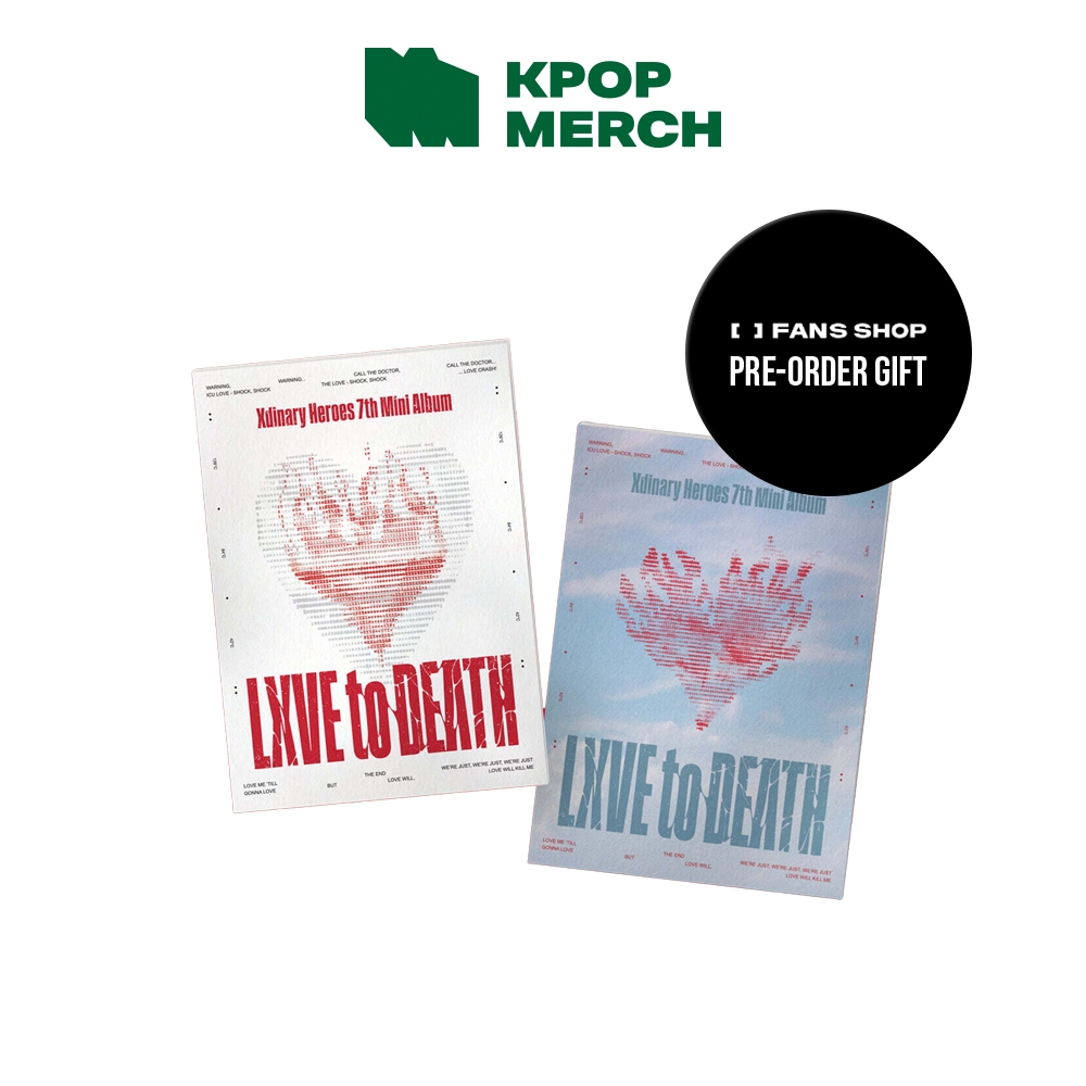 (FANS Shop POB) Xdinary Heroes - 7th mini album [ LXVE to DEATH ]_Photobook ver em Oferta na Shopee