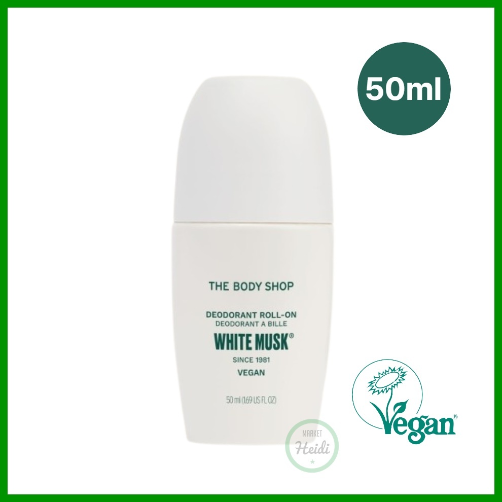 Coreia The Body Shop Desodrante Roll On MUSK Branco 50ml