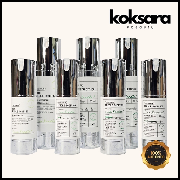 VT Cosmetics Reedle Shot Essence 6types (50/100/300/700/1000/PDRN)