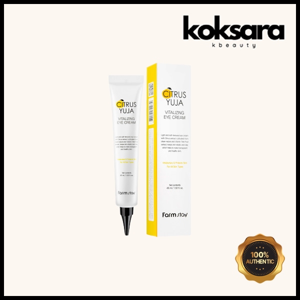 Farmstay Citrus Yuja Vitalizing Eye Cream 45ml em Oferta na Shopee