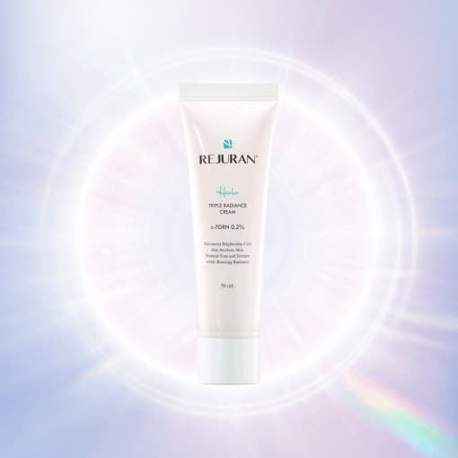 Rejuran Healer Triple Radiance Cream 50ml/Cuidados Com A Pele Iluminador E Reafirmante/Creme Hidratante Clareador Coreano