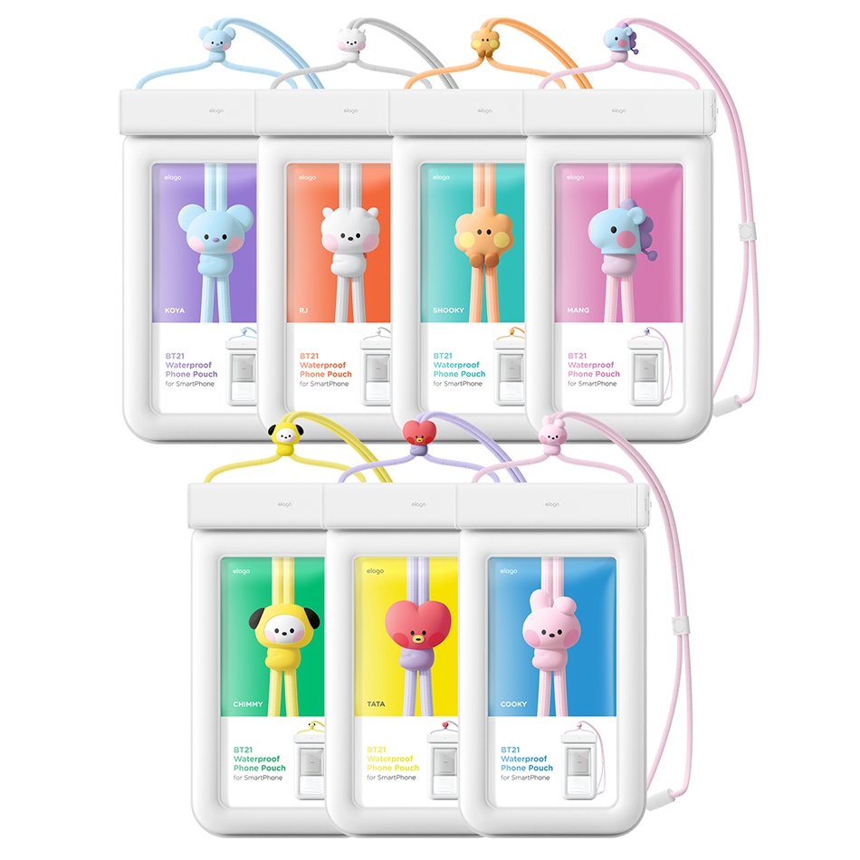Bolsa Impermeável Para Smartphone Com Trava De 4 Camadas BTS BT21 minini