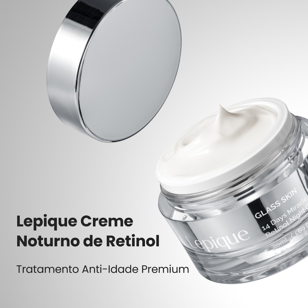 Lepique Loja Oficial｜Creme Noturno com Retinol 50ml｜Creme Noturno Ultimate｜Colágeno, Centella, Ácido Hialurônico｜Cuidado Anti-Idade Premium｜Sem Fragrância｜Feito na Coreia · foto 2