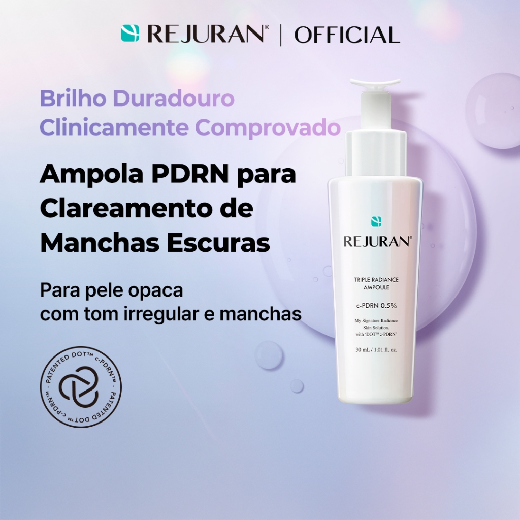 Imagem [REJURAN] Triple Radiance Ampoule 30mL / 50mL | Clareamento, Uniformização do Tom da Pele, Manchas Escuras e Pigmentação