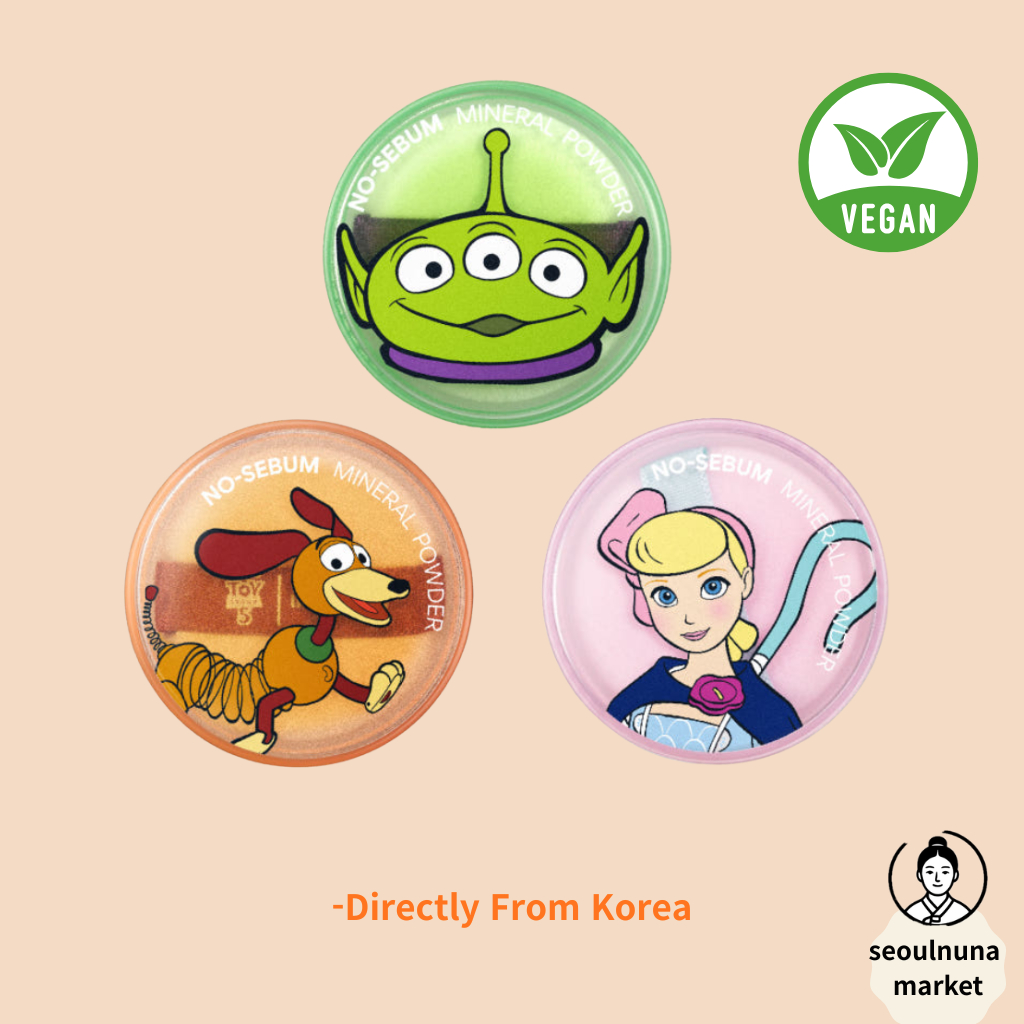 [INNISFREE] Pó Mineral Sem Sebo 5g (Toy Story 5 Edição Limitada)-Alien/Slinky/Bo Peep