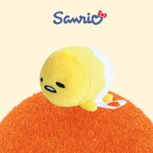 Sanrio Autêntico 8cm Gudetama Pelúcia Bola De Alívio Do Estresse Brinquedo Mole em Oferta na Shopee