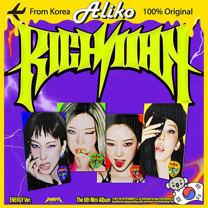 aespa - 6th Mini Album  [Rich Man] (ENERGY Ver.) em Oferta na Shopee