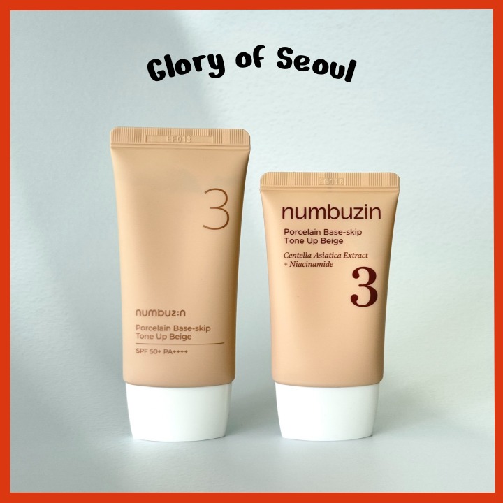 NUMBUZIN No . 3 Porcelana Base-skip Tonificante Bege (5ml , 35ml , 50ml) em Oferta na Shopee