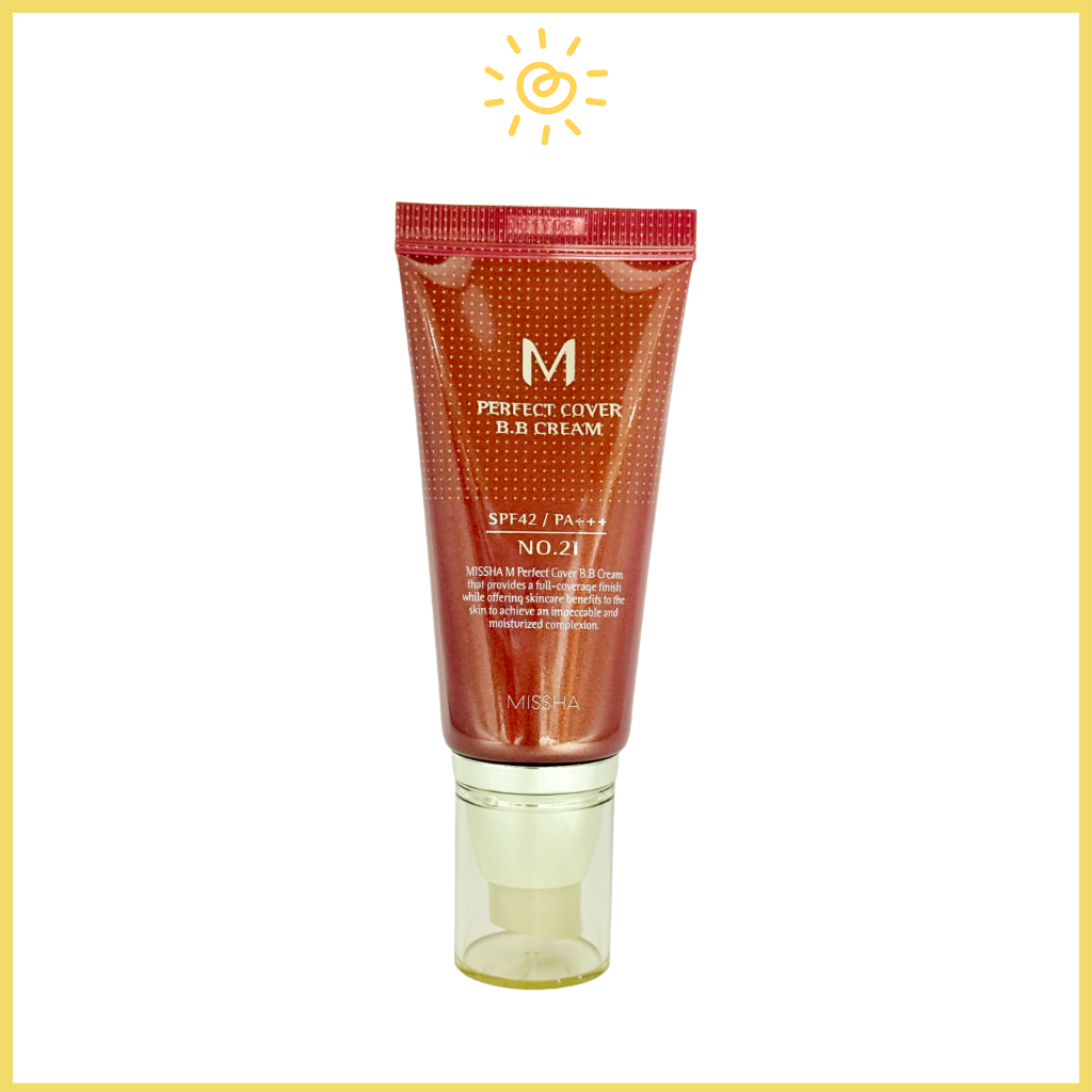 MISSHA M Perfect Cover BB Cream Fps42 PA + No 21 Bege Natural 50ml Hidratante De Alta Cobertura