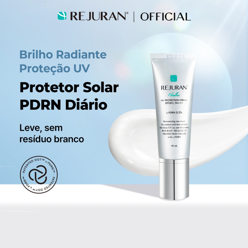 Imagem [REJURAN] UV Protection Cream 40mL | Leve, Sem Resíduo Branco e Protetor Solar para Uso Diário