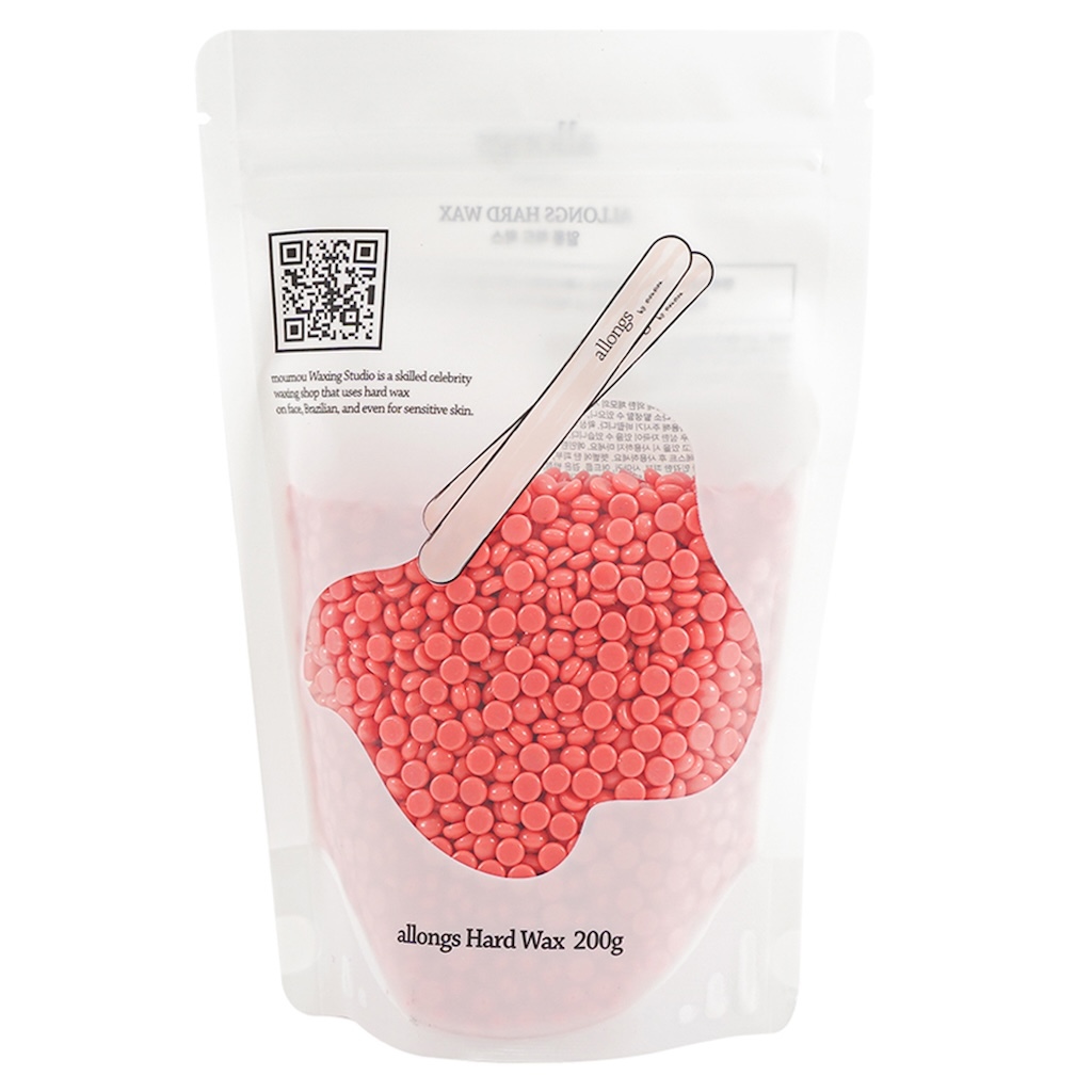 [Allong] Kit Mini Aquecedor Com Cera Automática | Feijão Dura Very Berry 200g + Espátulas 1P Premium Home Epilation Conj
