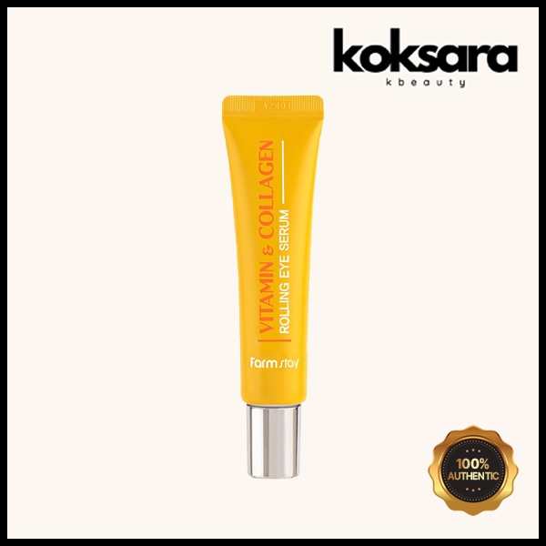 Farmstay Vitamin & Collagen Rolling Eye Serum 25ml