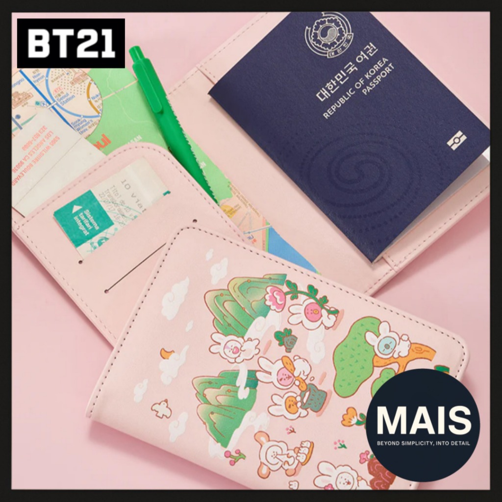 [BT21] Capa Para Passaporte K-Rabbit