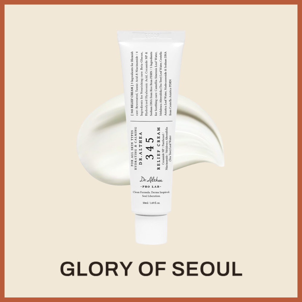 [Dr.Althea] 345 Relief Cream, 50mL - Lightweight Post-Acne Care