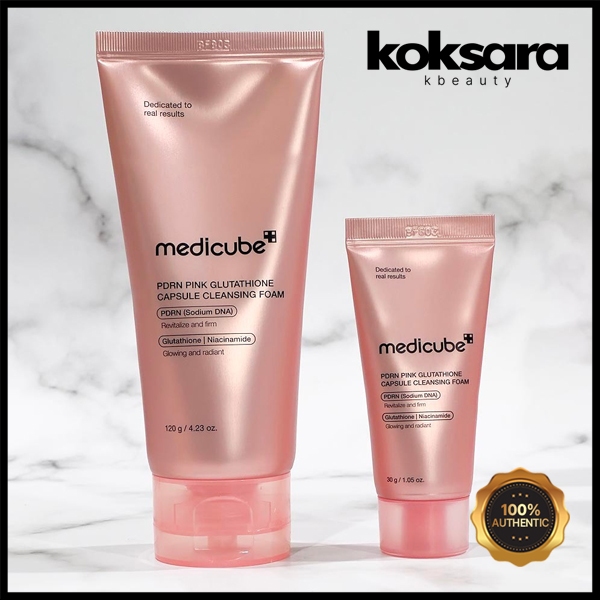 Medicube PDRN Pink Glutathione Capsule Cleansing Foam 30g / 120g