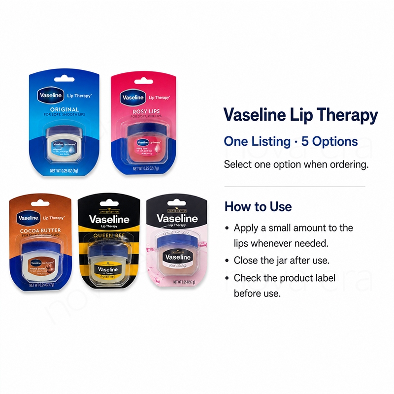 Vaseline Lip Therapy & Protecting Jelly Bálsamo labial Cuidados com a pele 10 opções — imagem 2 de 2