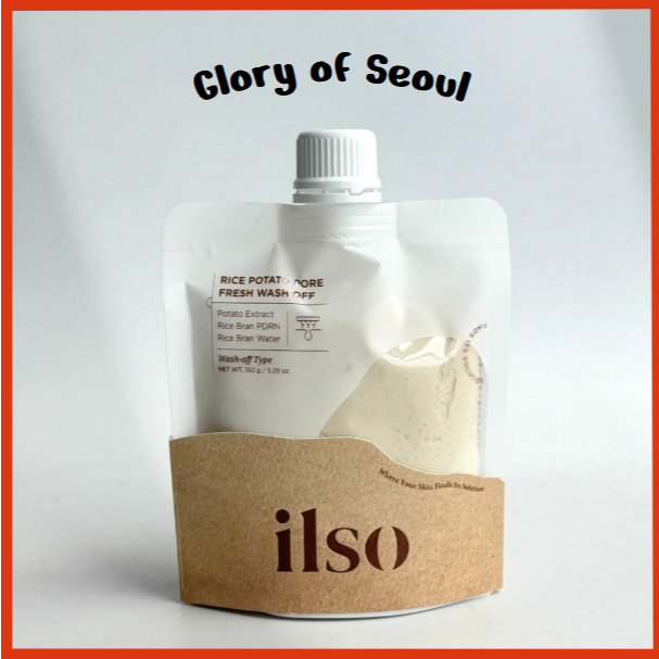 ILSO Rice Potato Pore Fresh Wash Off, 150g