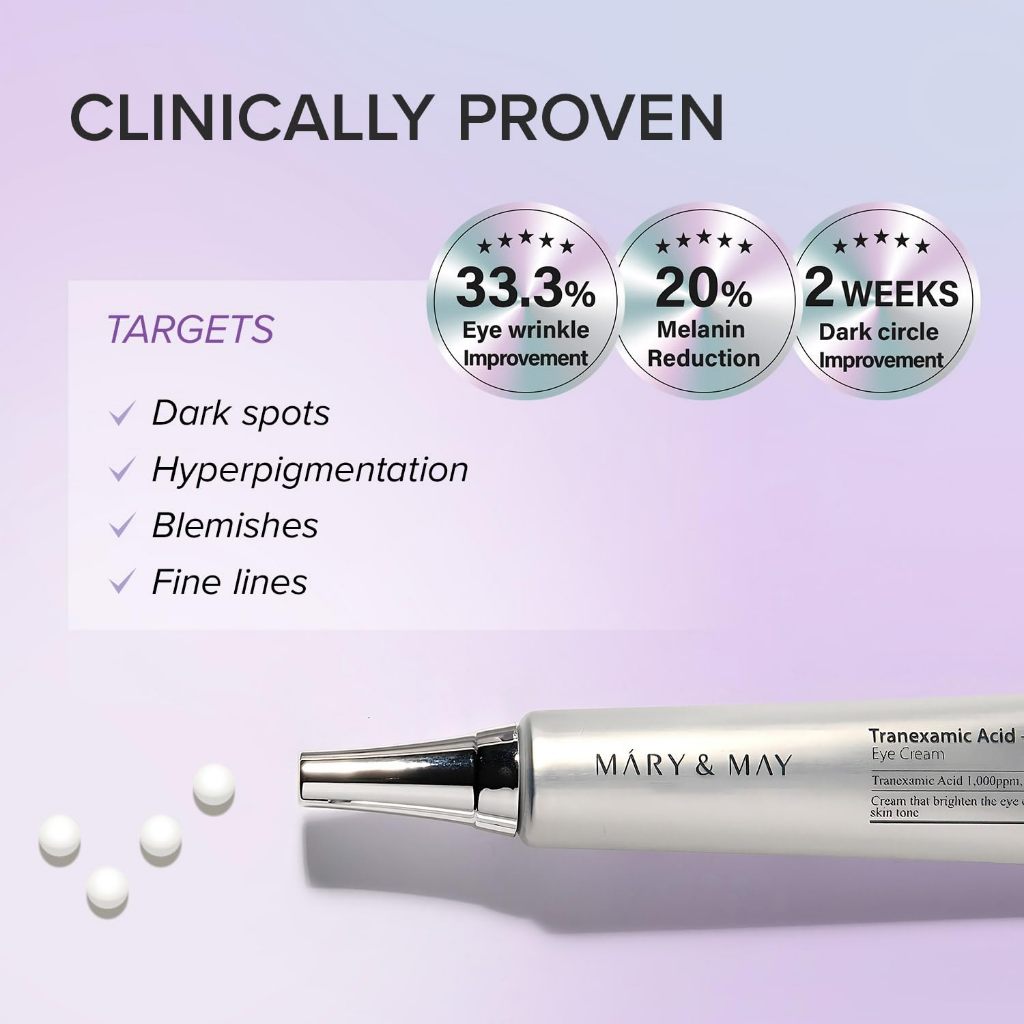 Mary & May Tranexamic Acid + Glutathione Eye Cream 12g, 30g · foto 2