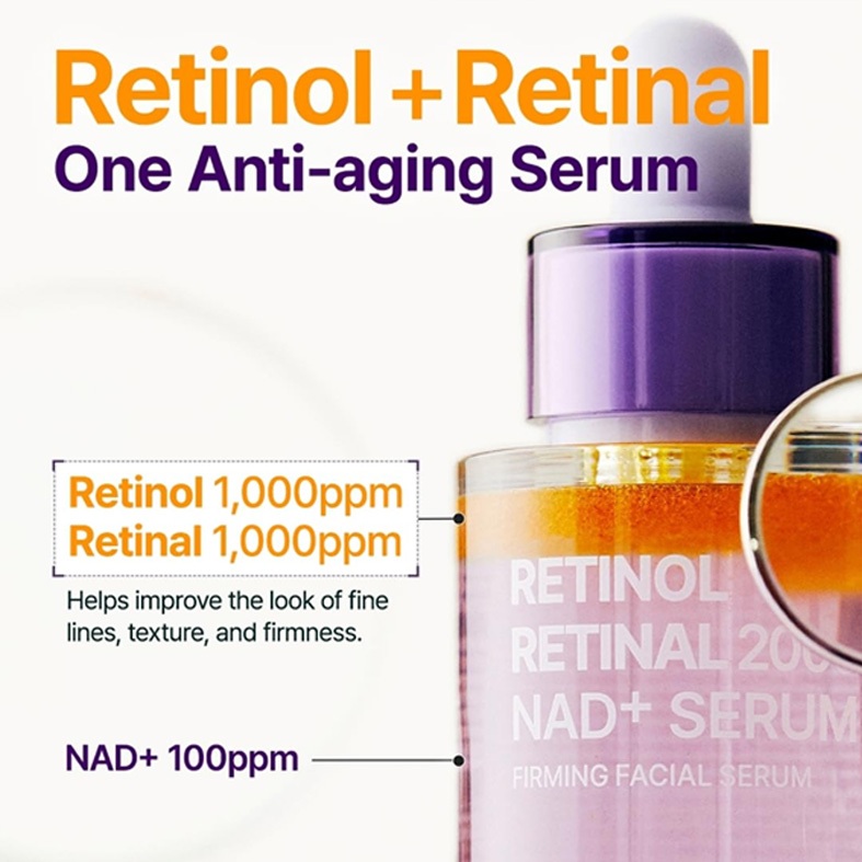 Purito Retinol Retinal 2000 NAD+ Serum 30ml — imagem 2 de 2