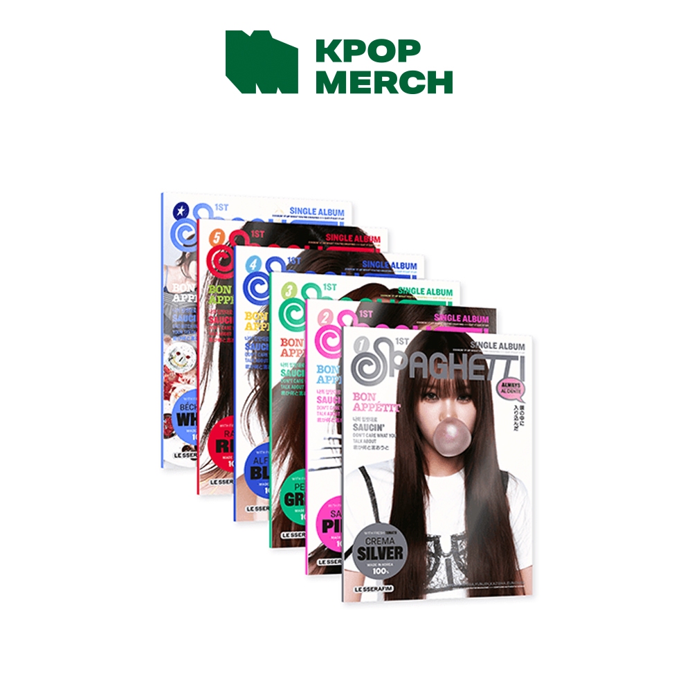 LE SSERAFIM - 1st Single Album [ Spagetti ] Compact ver